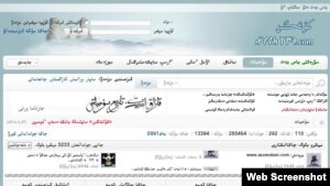 Қытай қазақтарының kultegin.com сайты. Скриншот.