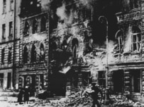 Damage to the city, then called Leningrad, in 1942 (TASS)