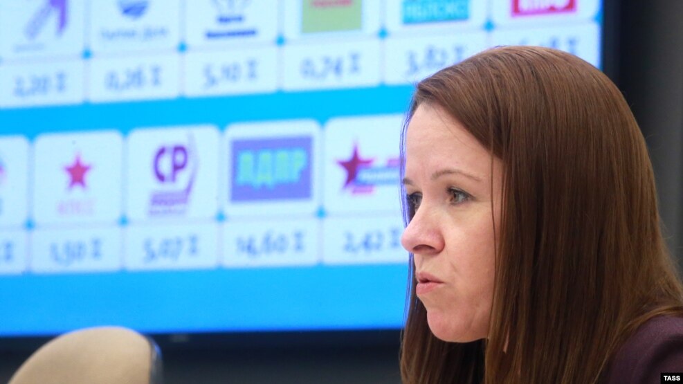 Moscow Regional Election Commission spokeswoman Irina Konovalova says the chairman of the Mytishchi election commission has been asked to report on Novaya Gazeta's allegations (file photo).