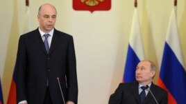 Anton Siluanov së bashku me presidentin Vlladimir Putin