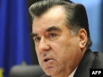 Tajik President Emomali Rahmon
