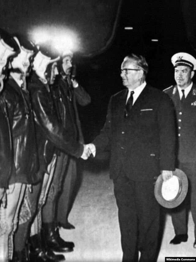 Tito visits the Zeljava air base, situated on the border between Croatia and Bosnia under Pljesevica Mountain, near Bihac.