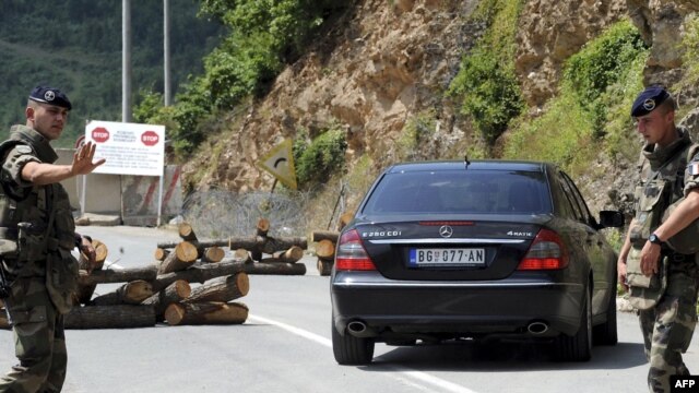 Kfor na prelazu Brnjak, 3. avgust 2011