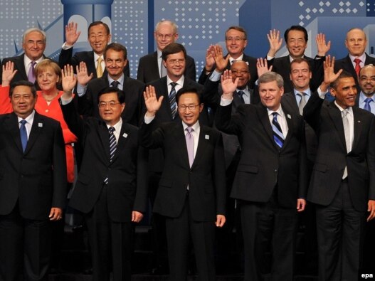 Lideri dvadeset najvećih privreda svijeta - G20 u Torontu, 27 jun 2010 