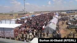 جانب من إعتصام محافظة الأنبار