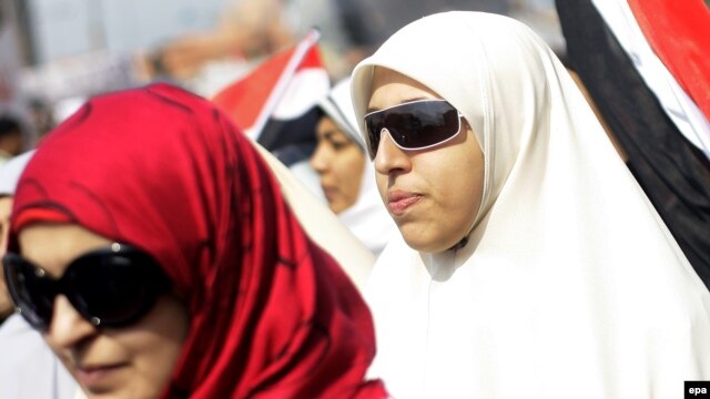 Thousands of women participated in Egypt's 2011 antigovernment protests.