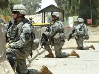 U.S. troops in Baghdad today (AFP)