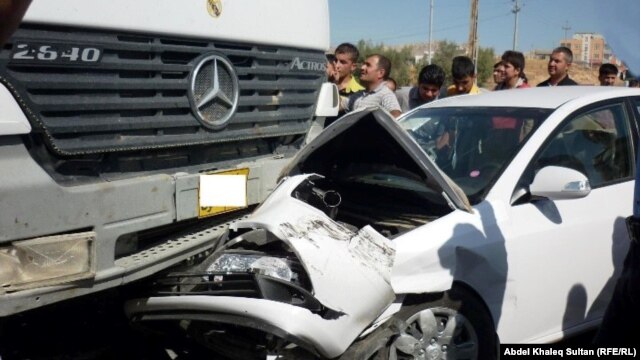 جادث مرور في دهوك
