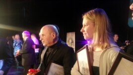 Alla Ceapai la decernarea premiilor CJI, 13 decembrie 2012.