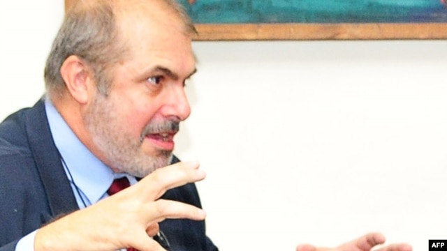 Armenia -- The EU special representative for the South Caucasus, Philippe Lefort, during a visit to Yerevan, 09Jun2011