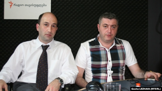 კახი კახიშვილი (მარჯვნივ) და ლევან ჩიკვაიძე.