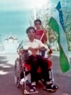 Disabled Uzbek Man Tries To Crown President