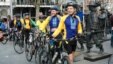 Cyclists take part in a rally in Amsterdam at the weekend backing an EU Association Agreement with Ukraine. On April 6 Dutch voters will go to the polls in a nonbinding referendum on whether the Netherlands should support the agreement. 
