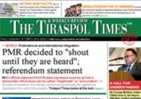 Front page of the 'Tiraspol Times' (official website)