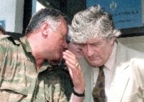 Ratko Mladic (left) and Radovan Karadzic continue to complicate Serbia's EU future (epa)