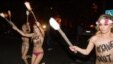 Ukraine/Belarus – Street rally "The night attack on Lukashenka" by FEMEN, Kyiv, 17Jun2013