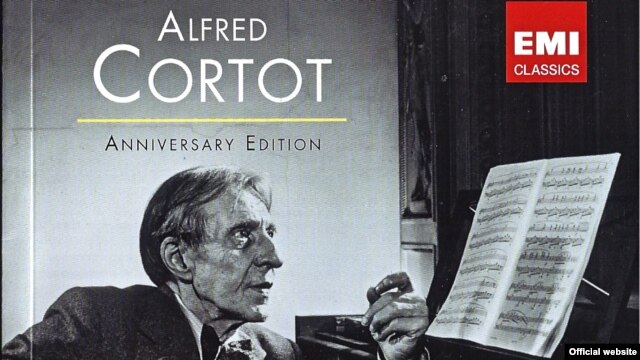 Coperta ediției aniversare Alfred Cortot