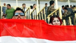 مشجعون لمباريات المنتخب العراقي والاردني 2 ايلول 2011