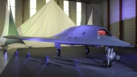 Pamje e një modeli evropian të aeroplanit luftarak pa ekuipazh
