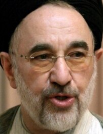 Ayatollah Mohammad Khatami pictured during his visit to the United States (epa)
