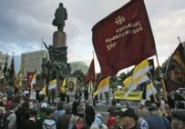 Muscovites demonstrating against racism on August 10 (TASS)