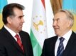 Nazarbaev meets with his Tajik counterpart Emomali Rakhmon in Astana in 2008.