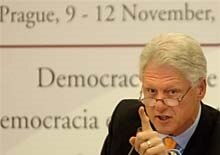 Czech Republic -- Clinton, Bill, 11Nov2005, Club of Madrid Conf, Prague