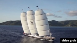 The Maltese Falcon, which Kremlin spokesman Dmitry Peskov allegedly used for his honeymoon.