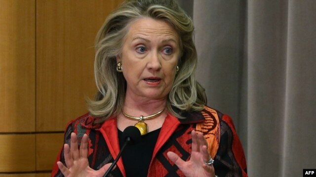 U.S. Secretary of State Hillary Clinton