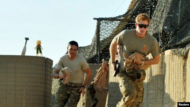 Britanski princ Harry u Afganistanu u kampu Bastion, novembar 2012.