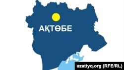 Ақтөбе картасы.