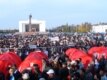 Demonstrators in Bishkek on November 6 (RFE/RL)