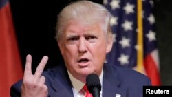 Кандидат в президенты США от Республиканской партии Дональд Трамп.