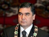 Turkmen President Berdymukhammedov in February (epa)