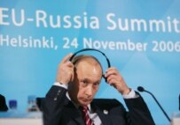 President Putin, Helsinki, November, 2006 (ITAR-TASS)