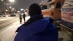 Orthodox Christmas At Moscow Truck Protest