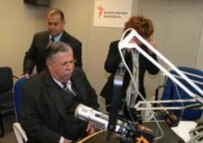 Talabani during his interview with Radio Free Iraq