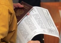 Ballot paper in a Moscow polling station (ITAR-TASS)