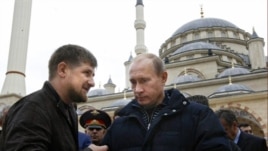 Russian Prime Minister Vladimir Putin and Chechen President Ramzan Kadyrov  