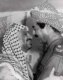 Iraq -- Saddam Hussein (right) with Palestinian leader Yasser Arafat, Baghdad, 25Sep1980