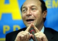 Romanian President Basescu spoke to RFE/RL after his UN speech (file photo)