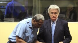 Radovan Karadžić u sudnici Haškog tribunala