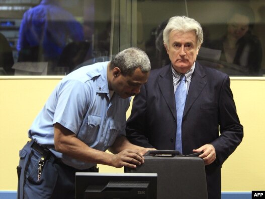 Radovan Karadžić u sudnici Tribunala u Hagu