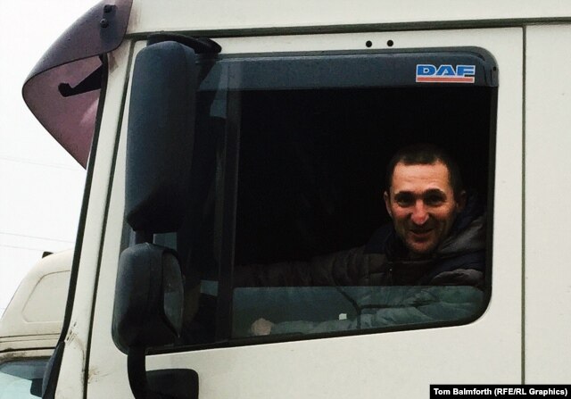 MIkhail is just one of many Russian truckers who are angry about the new levy