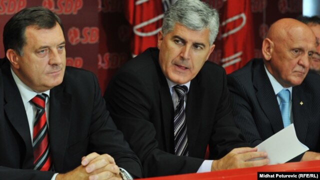 Milorad Dodik, Dragan Čović i Sulejman Tihić. foto iz arhive