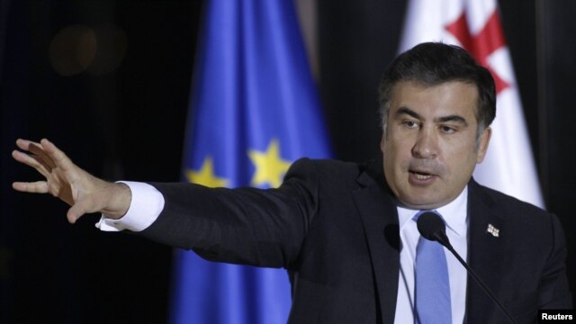 Presidenti i Gjeorgjisë, Mikheil Saakashvili.