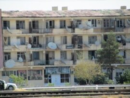 The blast damaged Abadan homes