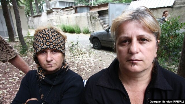 The refugees have sewn their mouths shut in protest