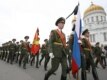 Почетный караул отдает почести первому президенту России перед началом панихиды в храме Христа Спасителя