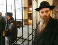 A Russian Jew at Moscow's Hasid Synagogue, site of an attack on worshippers on 11 January (ITAR-TASS)